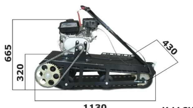Мотобуксировщик XTREME-MOTORS "Конек-Горбунок" 6.5 л.с. в Омске