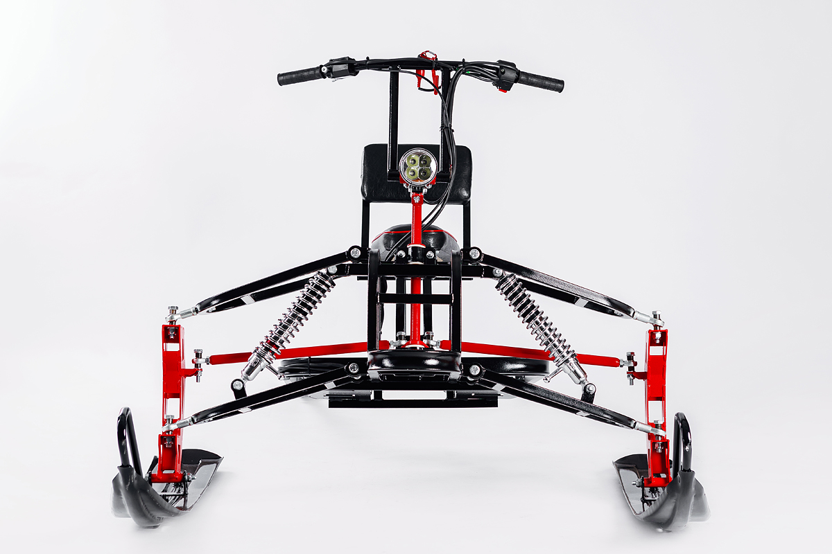 Лыжный модуль IKUDZO TERRAIN с подогревом ручек металлические лыжи в Омске