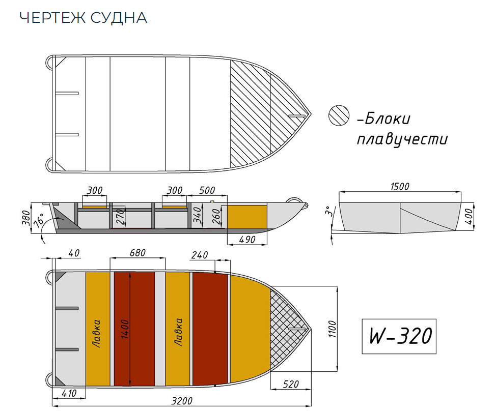 Алюминиевая Wyatboat-320 в Омске