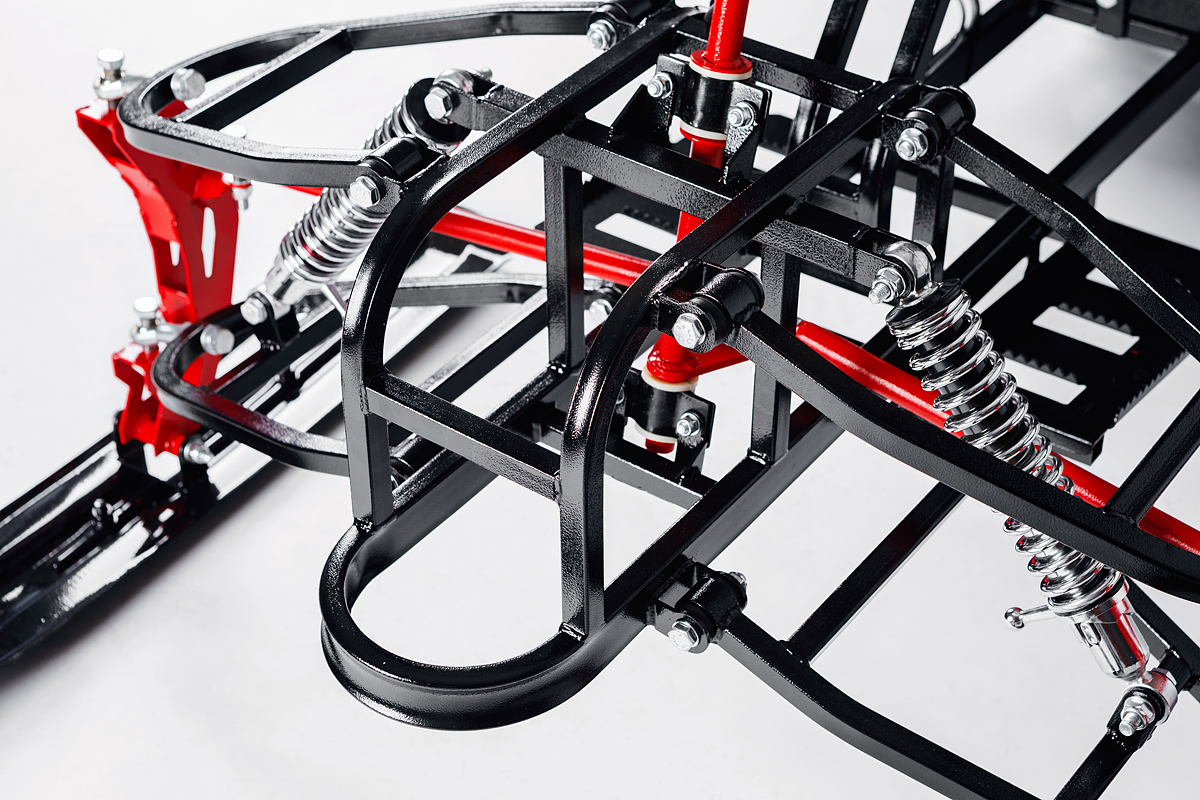 Лыжный модуль IKUDZO TERRAIN с подогревом ручек металлические лыжи в Омске