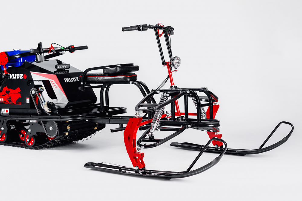 Лыжный модуль IKUDZO TERRAIN с подогревом ручек пластиковые лыжи в Омске