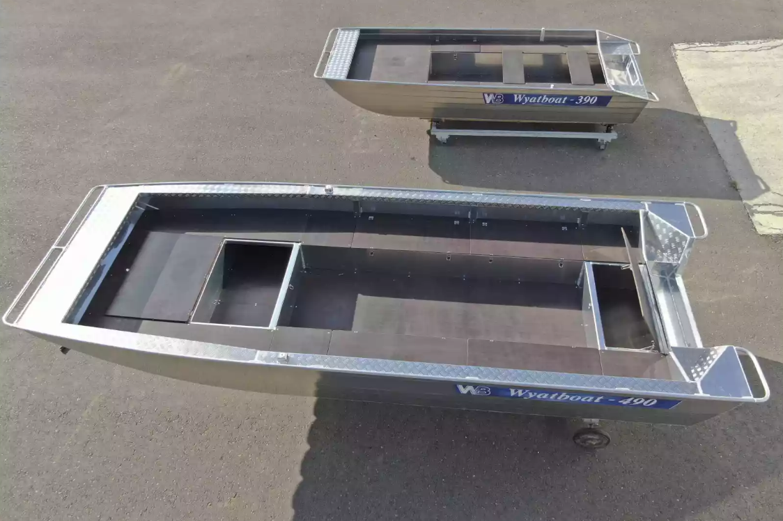 Алюминиевая лодка Wyatboat-490 Jonboat в Омске