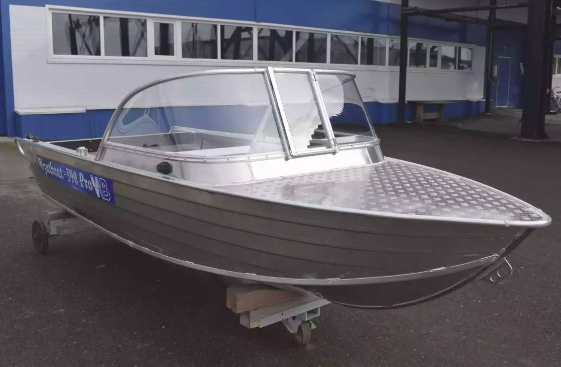 Алюминиевая лодка Wyatboat-390 Pro в Омске