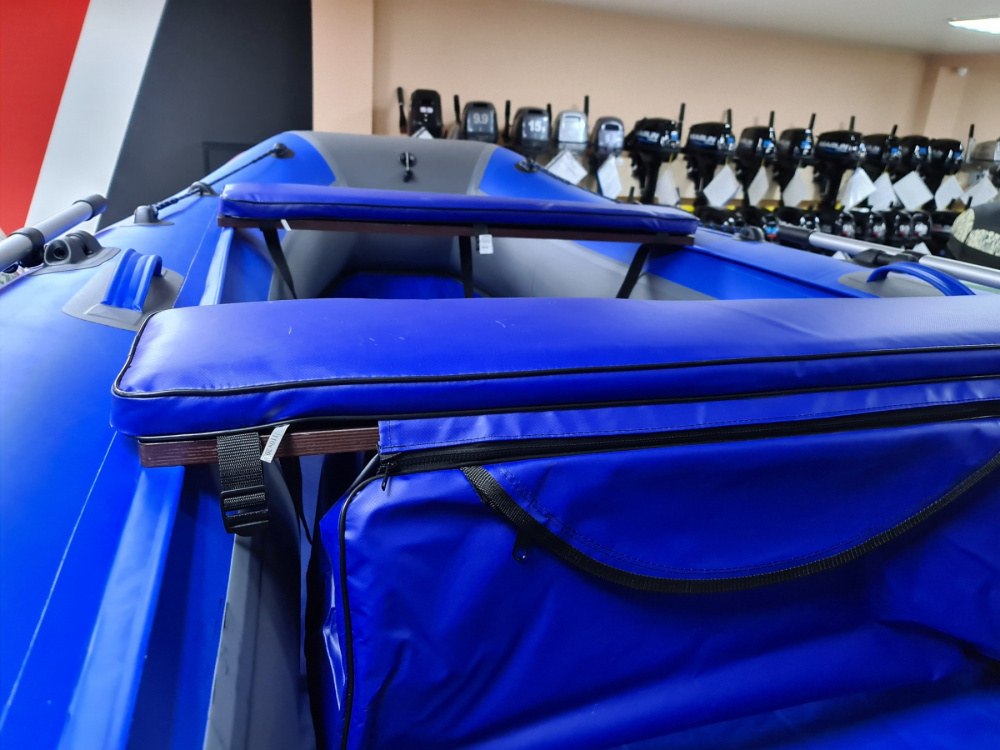 КОМПЛЕКТ МЯГКИХ НАКЛАДОК С СУМКОЙ ДЛЯ ЛОДОК 90Х20 СИНИЙ в Омске