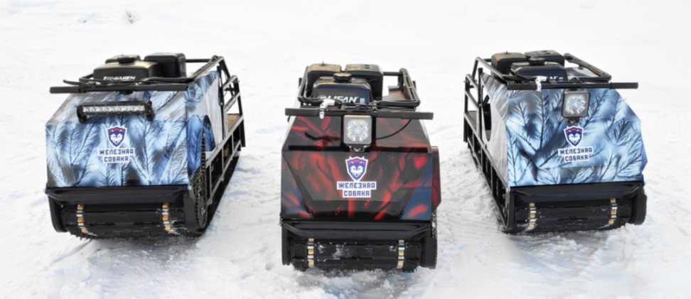 Мотобуксировщик Irondog (Железная собака) M500 9 Камуфляж Охотник в Омске