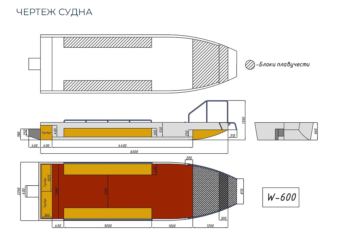 Алюминиевая лодка Wyatboat-600 в Омске