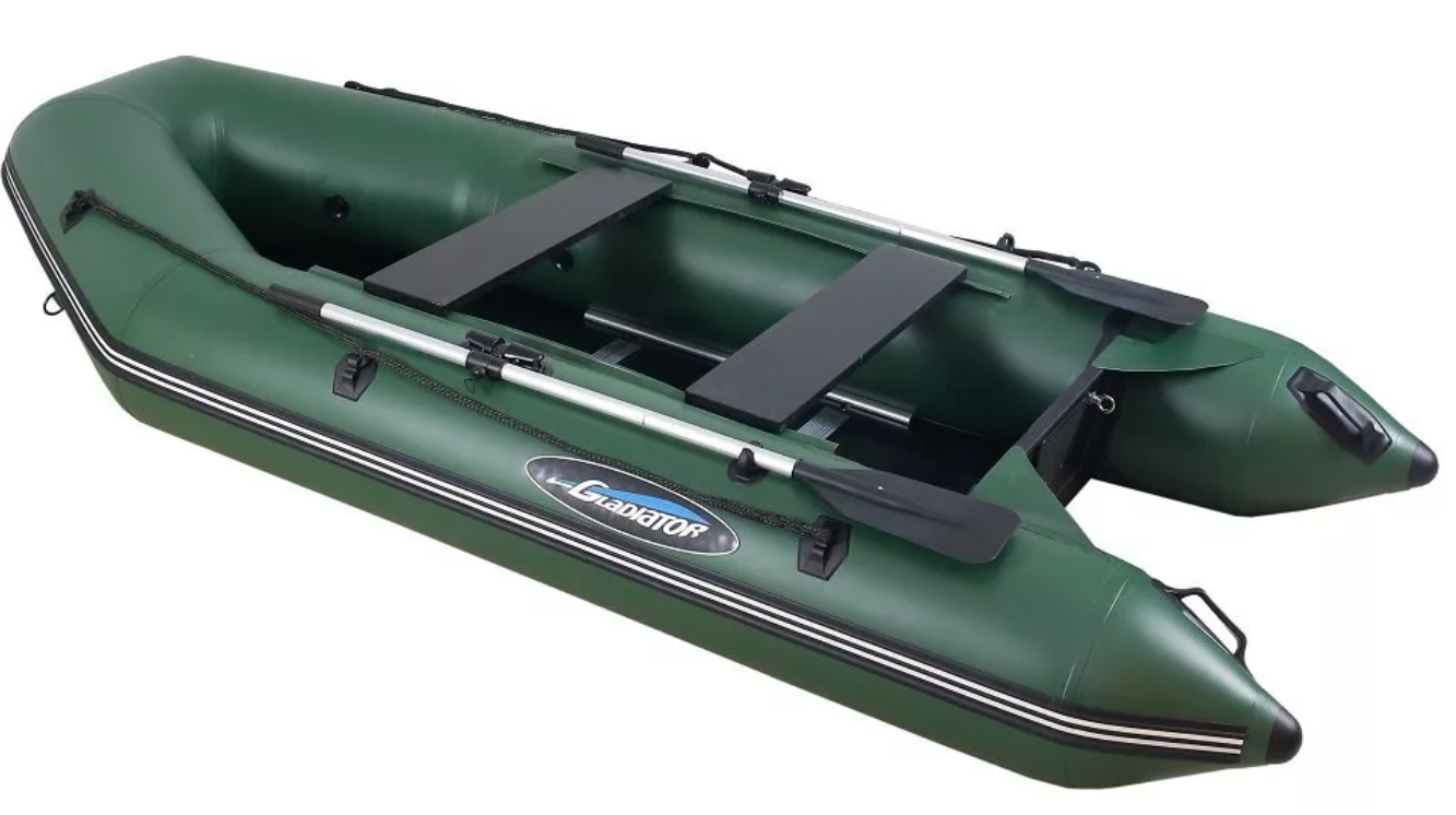 МОТОРНО-ГРЕБНАЯ ЛОДКА ПВХ GLADIATOR A 320 ТК С ФАНЕРНЫМ ПОЛОМ в Омске