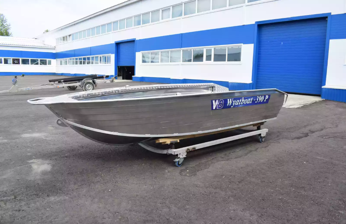 Алюминиевая лодка Wyatboat-390Р Увеличенный борт в Омске