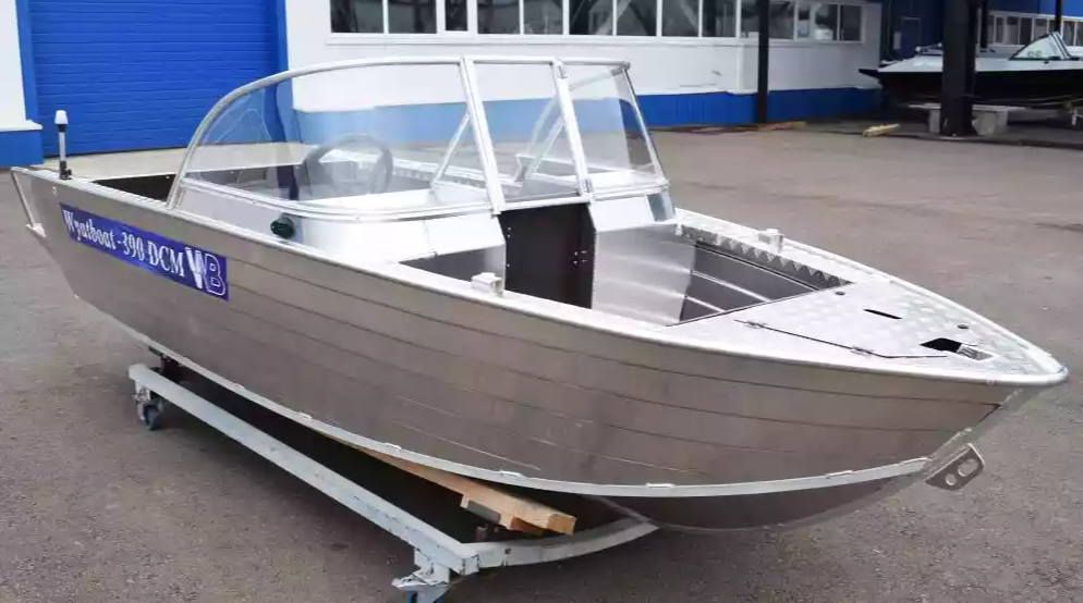 Алюминиевая лодка Wyatboat-390 DCM Увеличенный борт в Омске