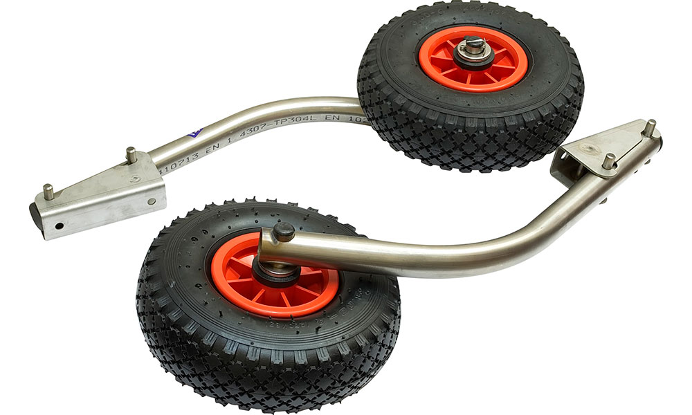 Транцевые колеса модульные для нднд из нержавеющей стали в Омске