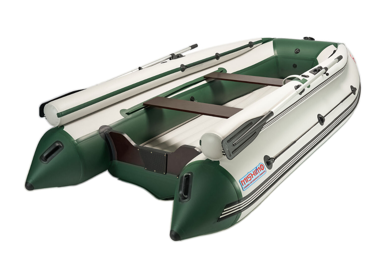 КОМПЛЕКТ ЛОДКА MISHIMO FAMILY LITE 370 + МОТОР 9,9 (15) Л.С. в Омске