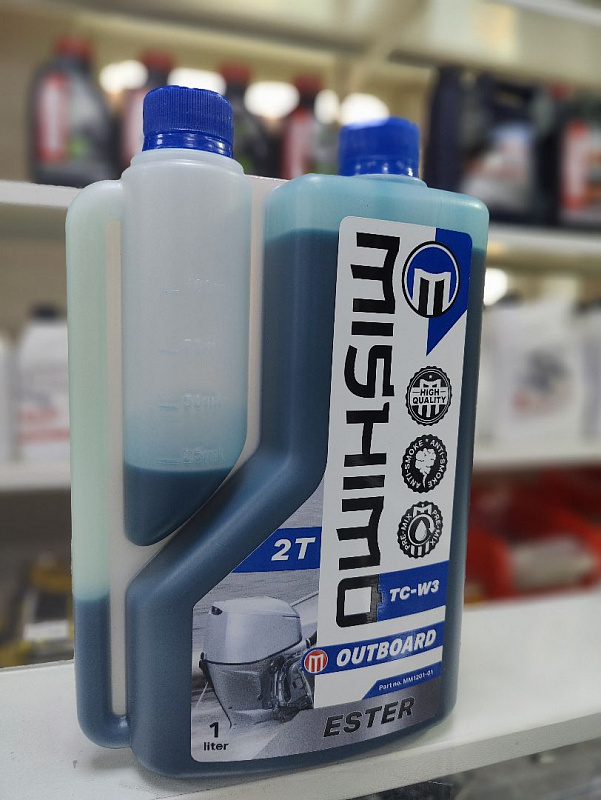 Масло MISHIMO 2T OUTBOARD (ESTER) полусинтетика 1 л в Омске