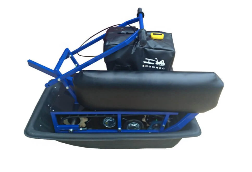 Мини-мотобуксировщик Альбатрос-М с фарой в Омске