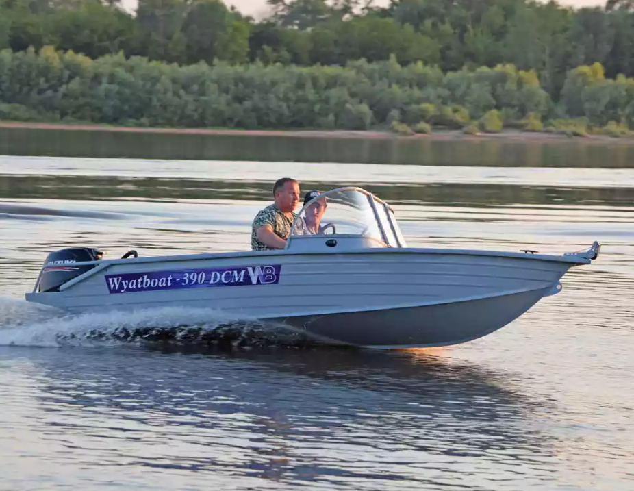 Алюминиевая лодка Wyatboat-390 DCM в Омске