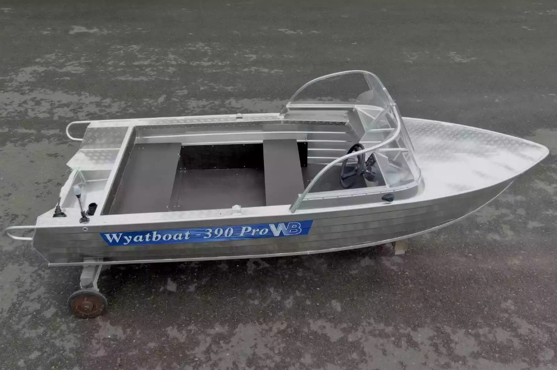 Алюминиевая лодка Wyatboat-390 Pro в Омске