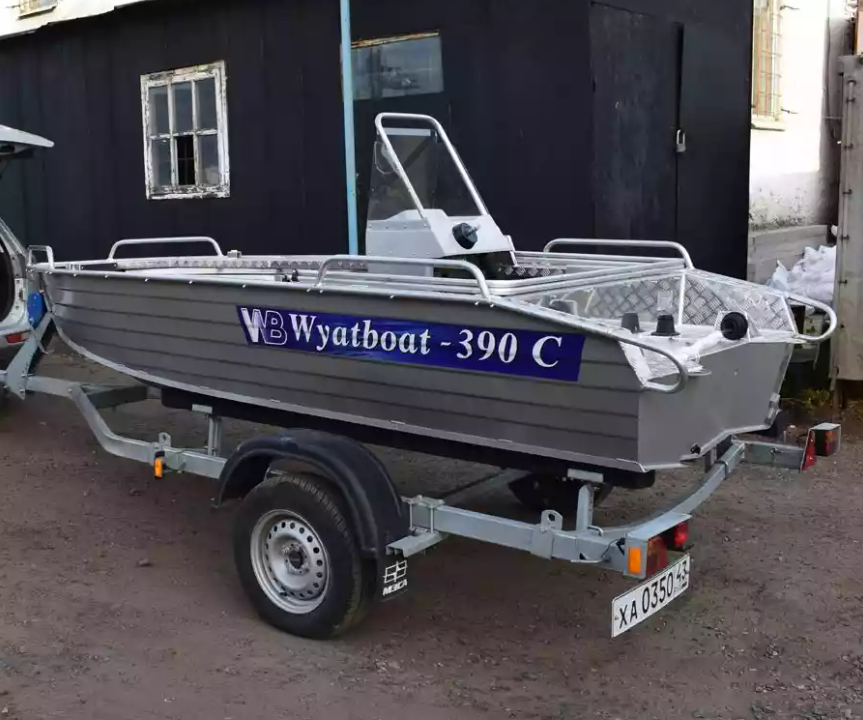 Алюминиевая лодка Wyatboat-390 C в Омске