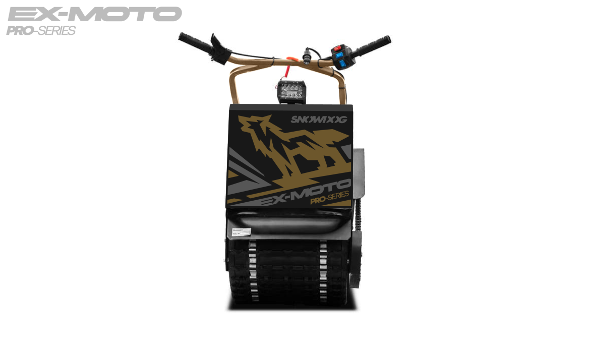 Мотобуксировщик EX-MOTO SNOWDOG S380 8л.с. в Омске