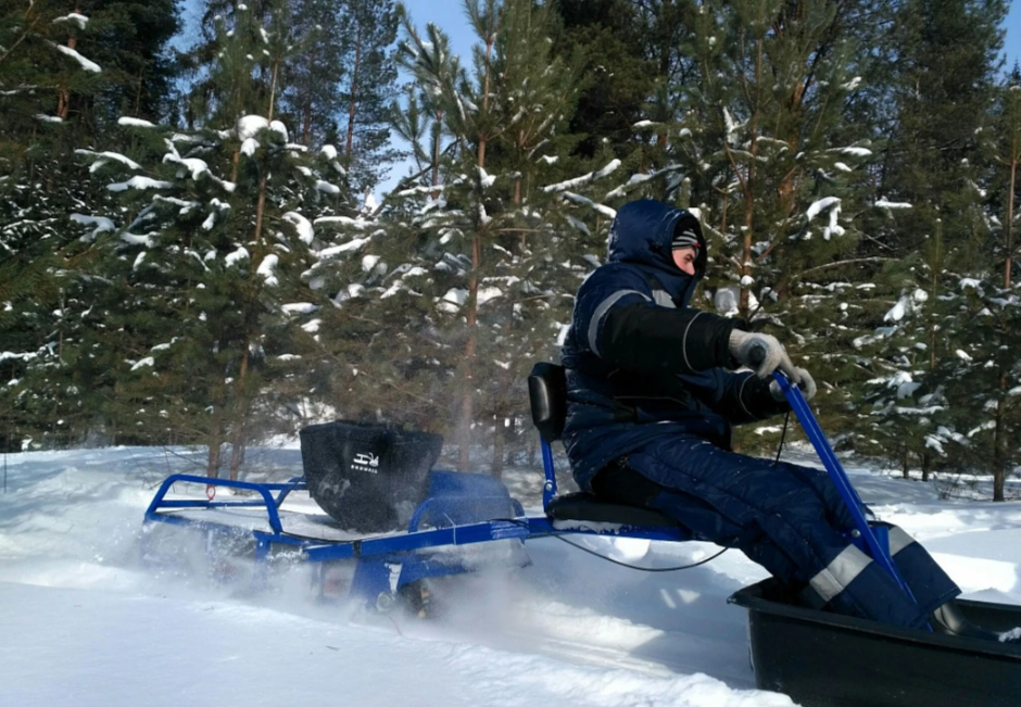 Мотобуксировщик толкач Альбатрос-XL8 с модулем. Без фары, тележки в Омске