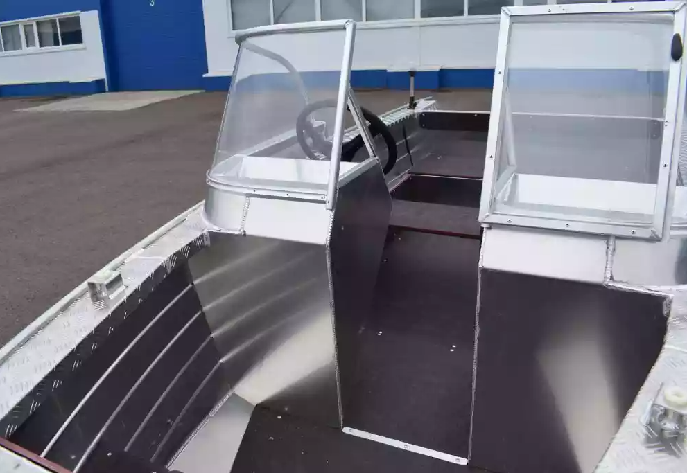 Алюминиевая лодка Wyatboat-390 DCM Увеличенный борт в Омске