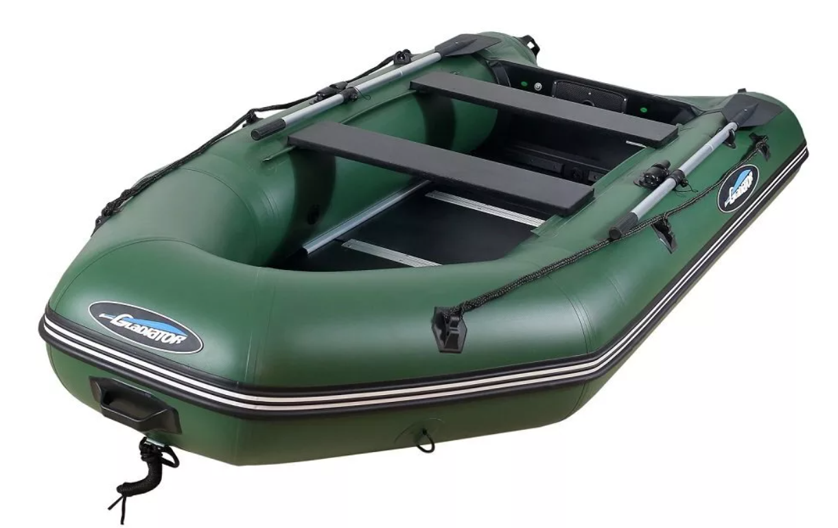 МОТОРНО-ГРЕБНАЯ ЛОДКА ПВХ GLADIATOR A 320 ТК С ФАНЕРНЫМ ПОЛОМ в Омске