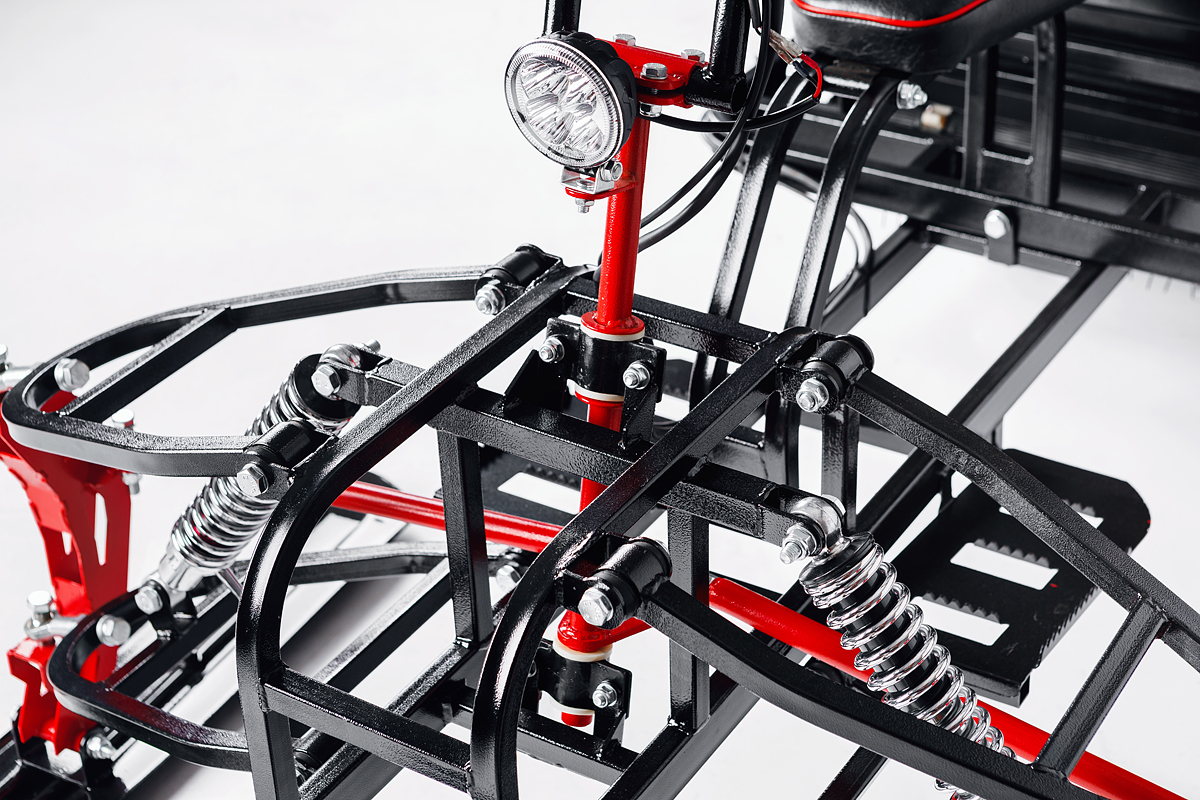 Лыжный модуль IKUDZO TERRAIN с подогревом ручек металлические лыжи в Омске