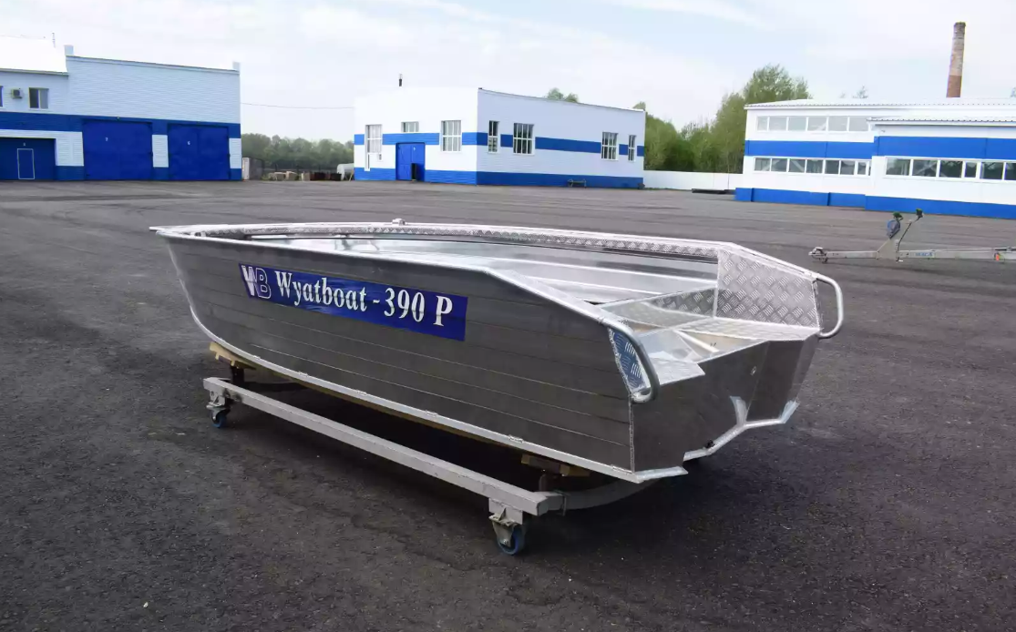 Алюминиевая лодка Wyatboat-390Р Увеличенный борт в Омске