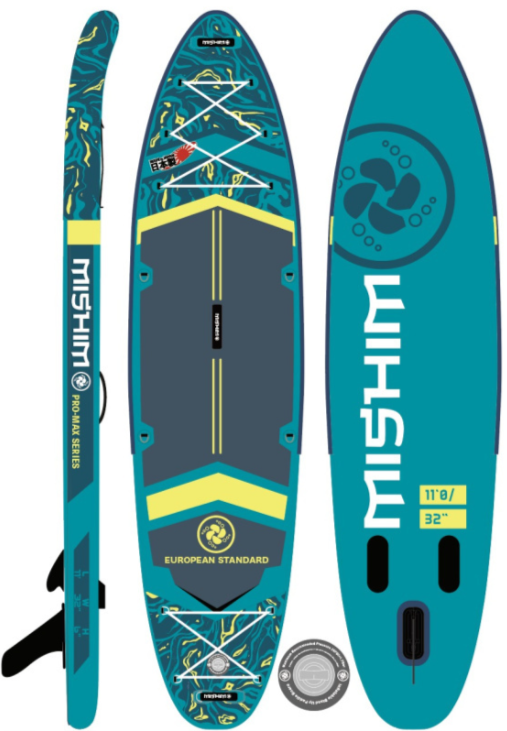 SUP (САП) Доска MISHIMO PRO-MAX Light Teal 11,6’ (355см) в Омске