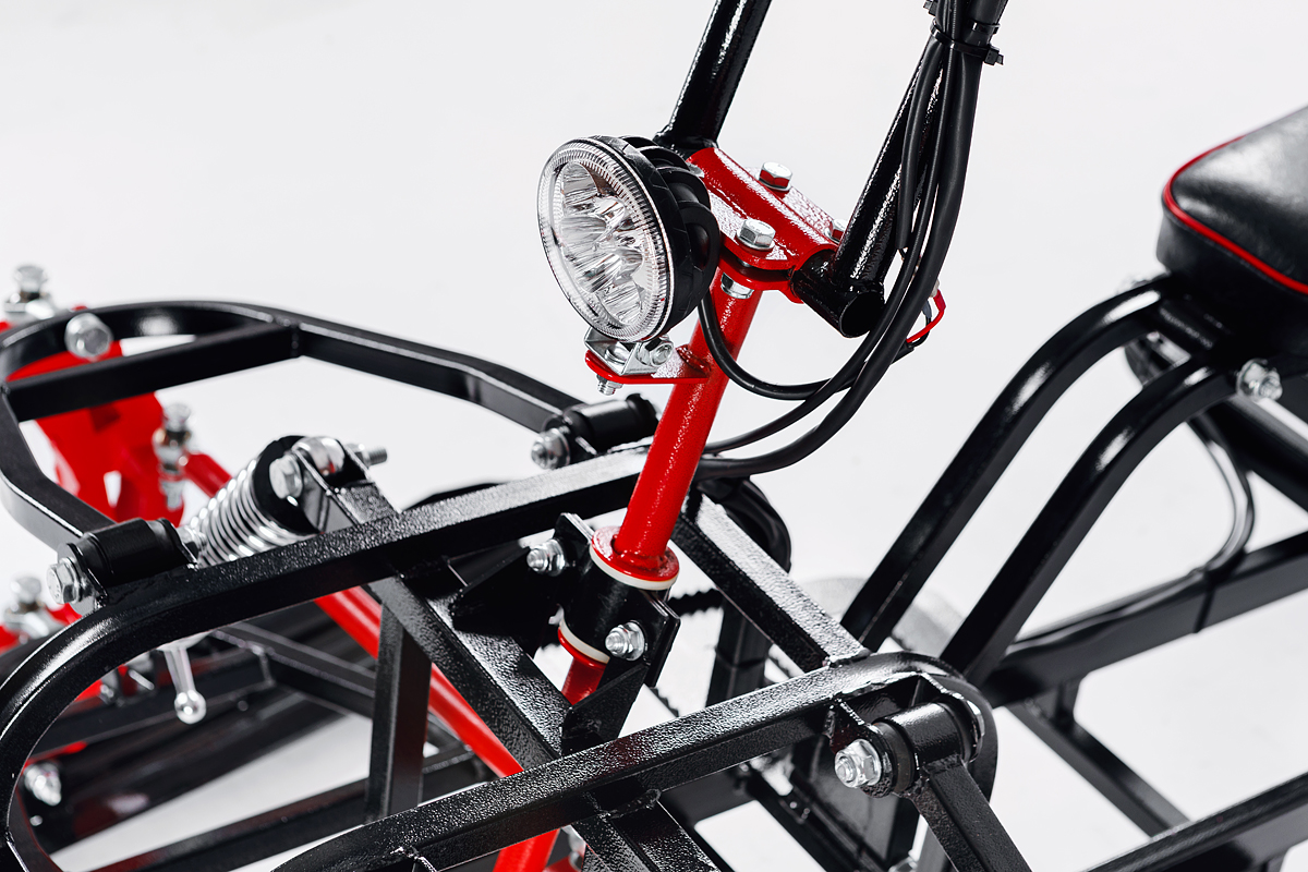 Лыжный модуль IKUDZO TERRAIN с подогревом ручек металлические лыжи в Омске