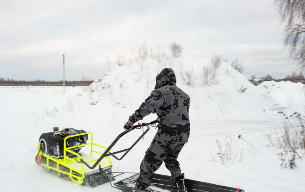Мотобуксировщик Бурлак ХОЗЯИН-1 (капот металл) в Омске