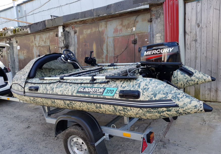 НАДУВНАЯ ЛОДКА GLADIATOR C370AL в Омске