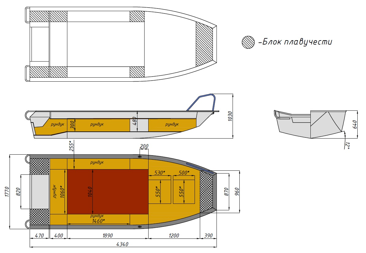Алюминиевая лодка  Wyatboat-430 Master Fish в Омске