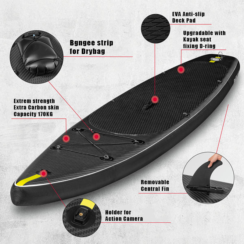 SUP (САП) ДОСКА MISHIMO CARBON DARKSIDE 10.6’ (325СМ) в Омске