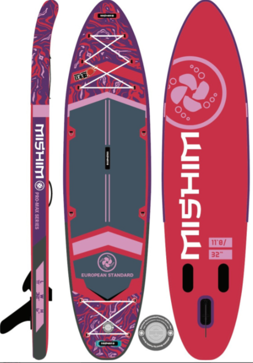 SUP (САП) Доска MISHIMO PRO-MAX Viva Magenta 10.8’ (330см) в Омске