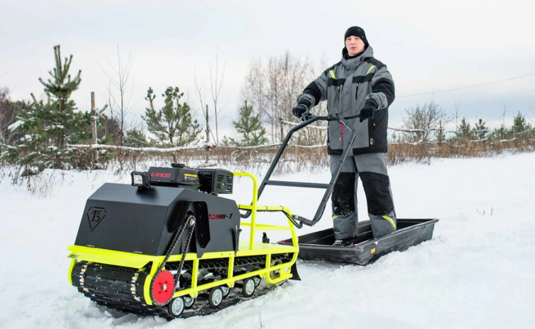 Мотобуксировщик Бурлак ХОЗЯИН-1 (капот металл) в Омске
