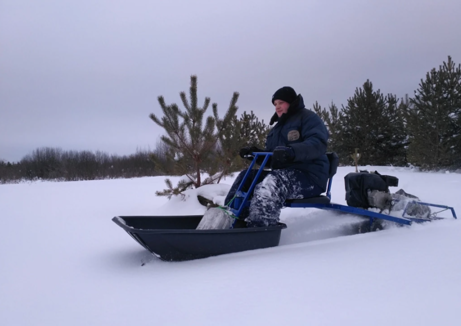 Мотобуксировщик толкач Альбатрос-XL8 с модулем. Без фары, тележки в Омске