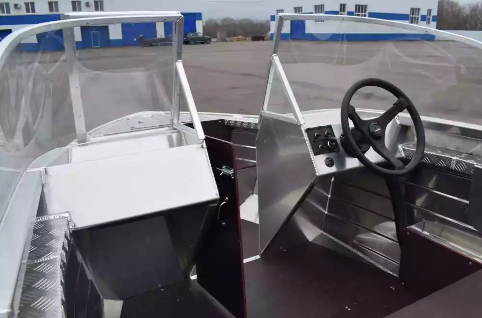 Алюминиевая лодка Wyatboat-390 DCM Увеличенный борт в Омске