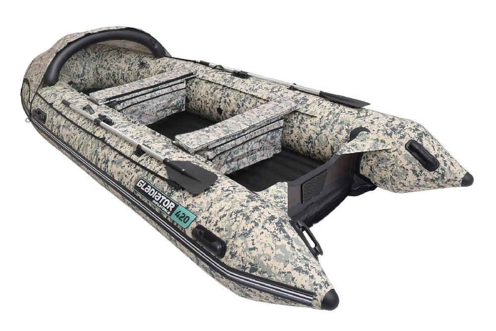 НАДУВНАЯ ЛОДКА GLADIATOR E350PRO в Омске