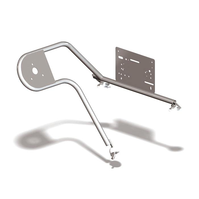 Стойка рулевая с креплением на баллон надувной лодки 25мм в Омске