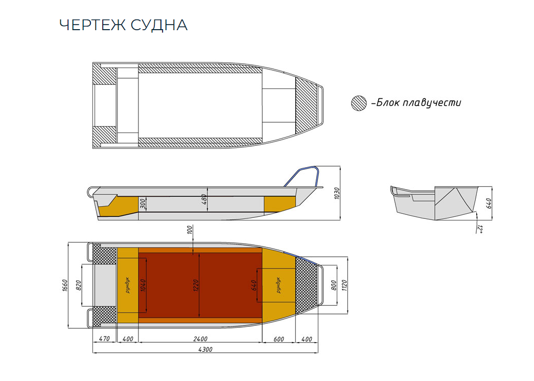 Алюминиевая лодка  Wyatboat-430 Master в Омске