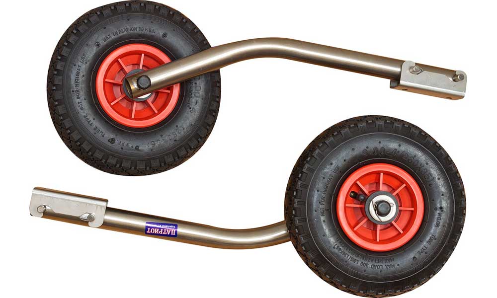 Транцевые колеса модульные удлиненные из нержавеющей стали в Омске