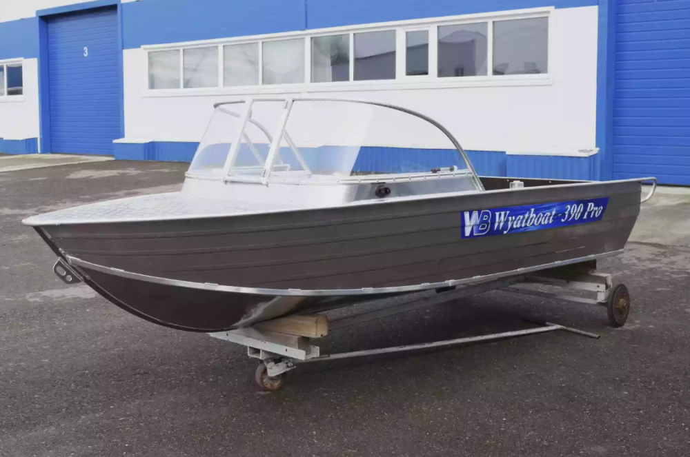 Алюминиевая лодка Wyatboat-390 Pro в Омске