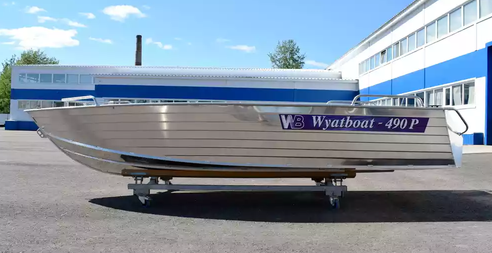 Алюминиевая лодка Wyatboat-490 P в Омске