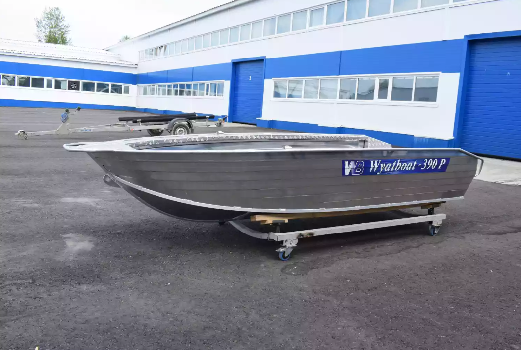Алюминиевая лодка Wyatboat-390Р Увеличенный борт в Омске