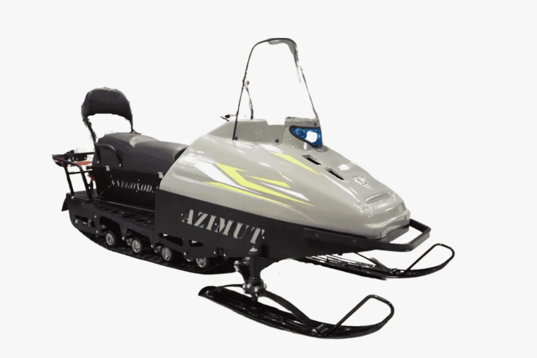 Миниснегоход Бурлак Азимут 24 л.с. , эл.запуск, реверс, тормоз гидравл, капот серый в Омске