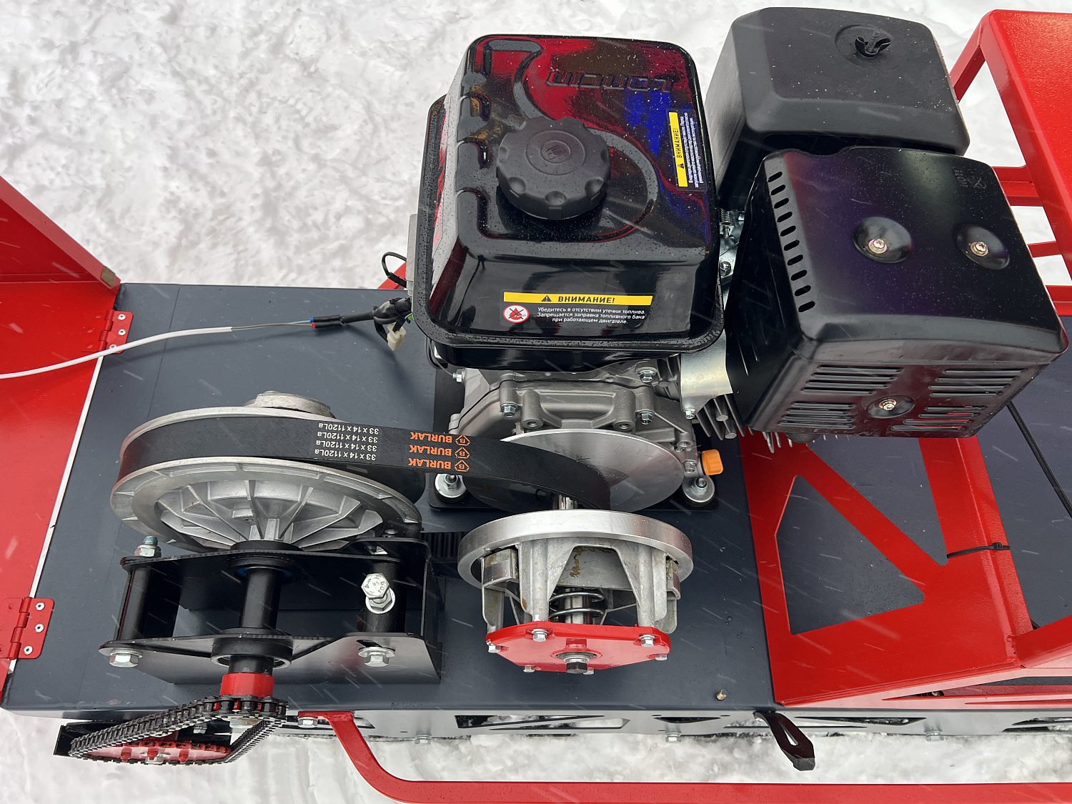 Мотобуксировщик EX-MOTO SNOWDOG S500 15л.с в Омске