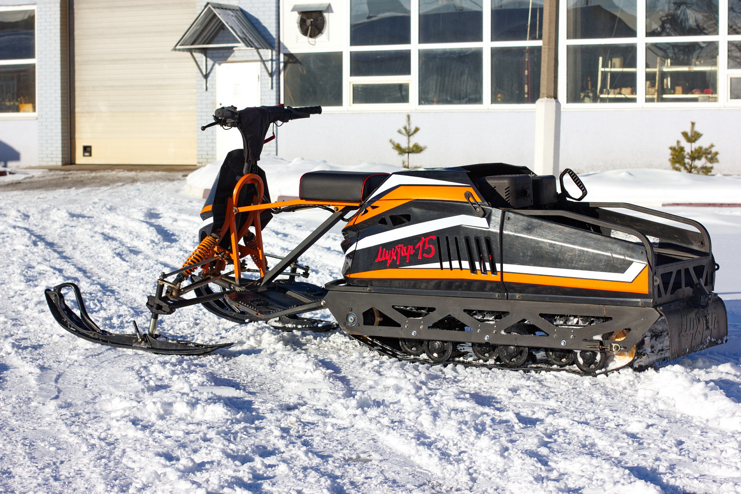 Мотобуксировщик IRBIS Мухтар 15 с лыжным модулем в комплекте в Омске