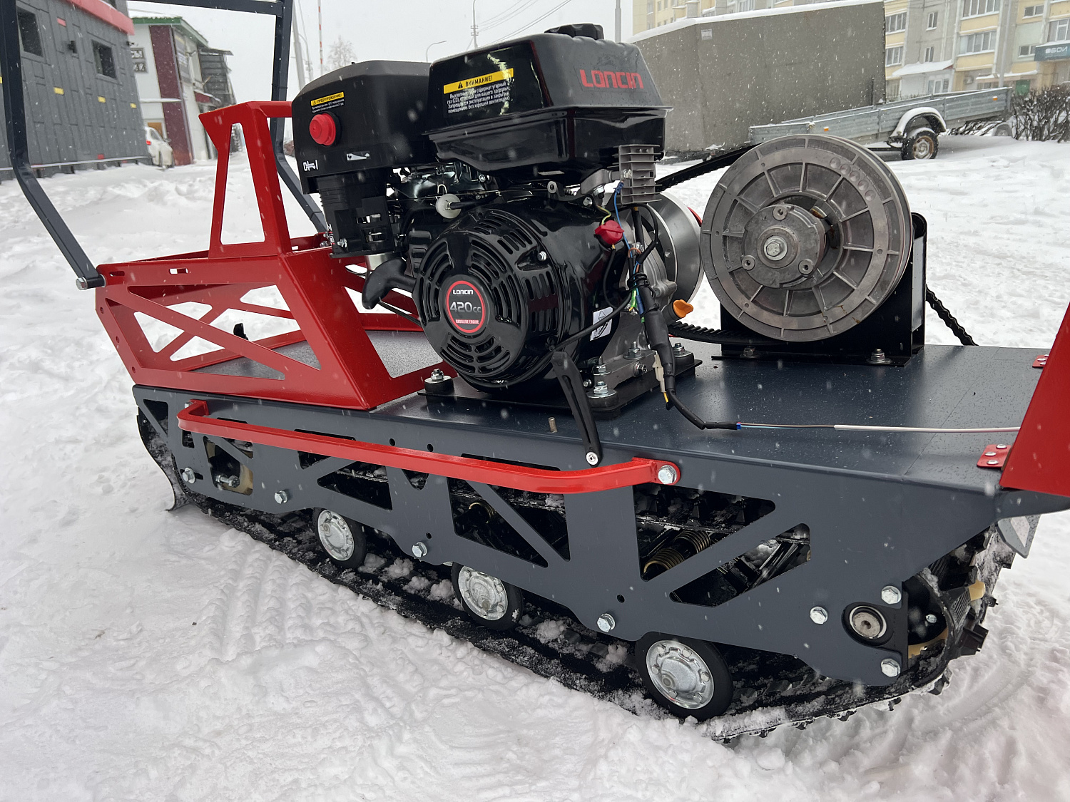 Мотобуксировщик EX-MOTO SNOWDOG S500 15л.с в Омске