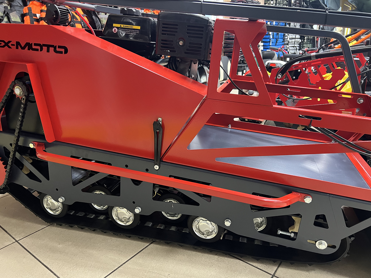 Мотобуксировщик EX-MOTO SNOWDOG S500 15л.с в Омске