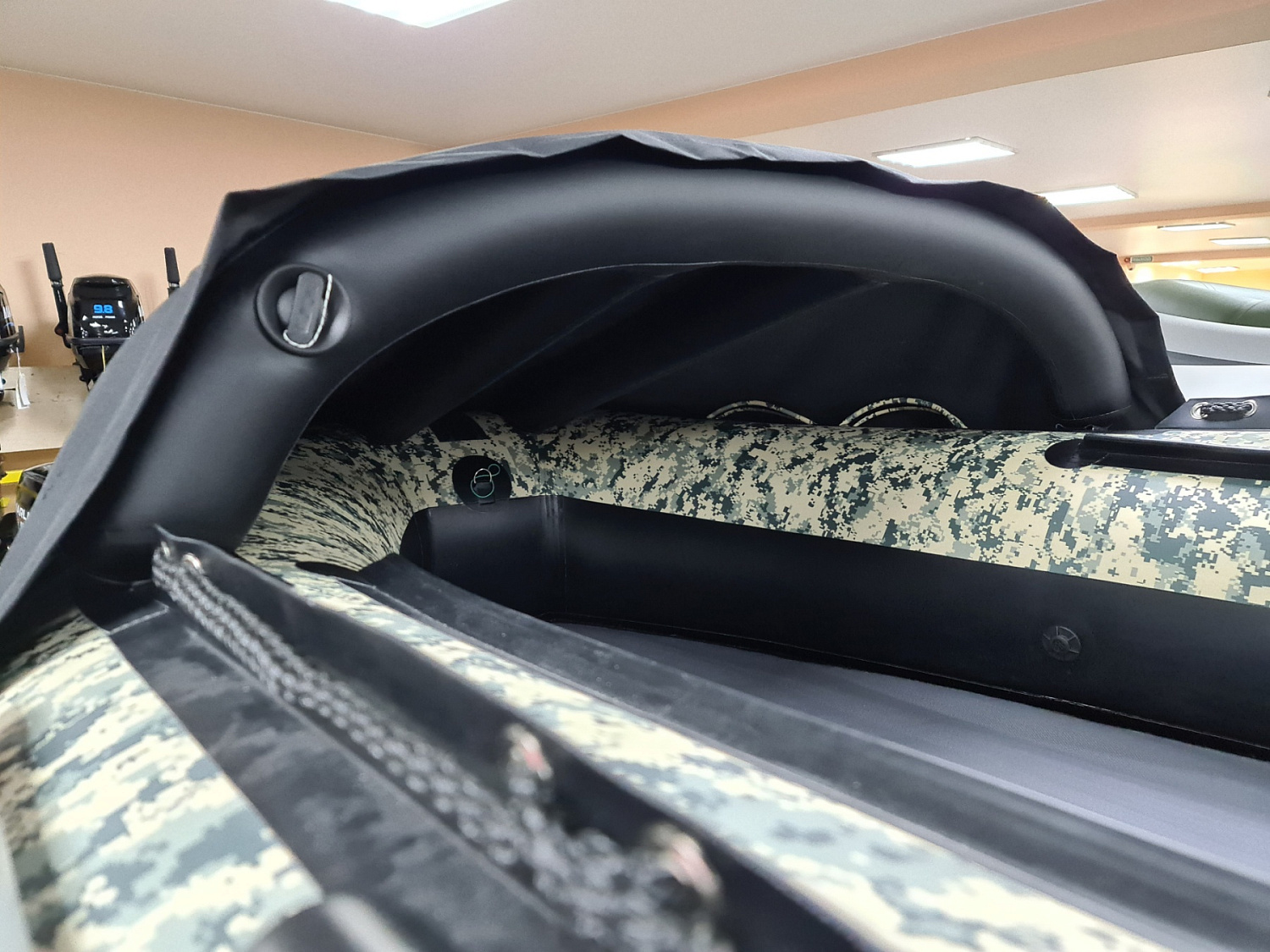 КОМПЛЕКТ НОСОВОГО ТЕНТА К ЛОДКЕ SMARINE AIR MAX 380 ЧЕРНЫЙ в Омске