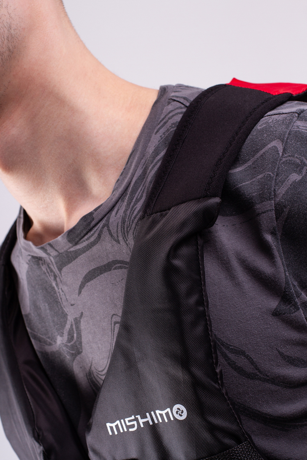 Жилет спасательный MISHIMO PRO Премиум качества Черно-красный в Омске